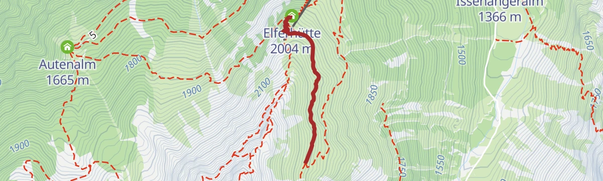 Route map: Elfer: Blütezeit